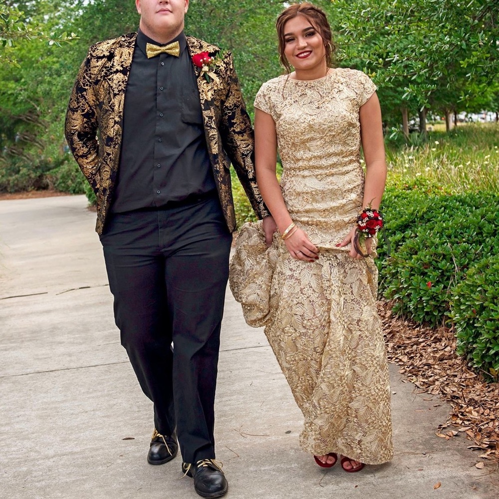 Gold Prom Dress